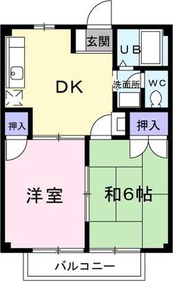 エレガンスコート高橋間取り
