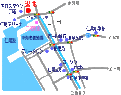 山本邸地図